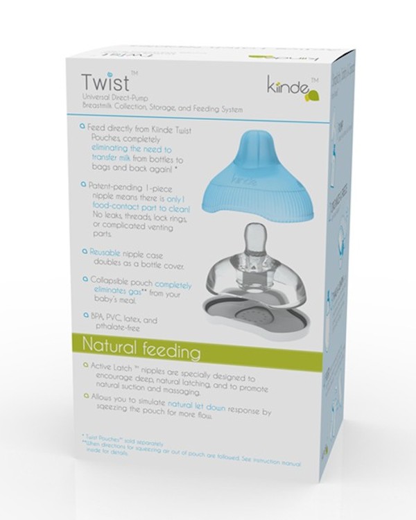 Kiinde Active Latch Natural Feeding Nipples - Slow Flow