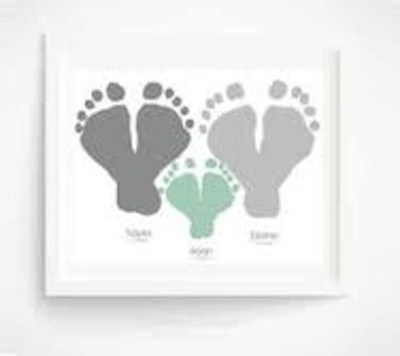 baby footprint art 7