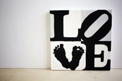 baby footprint art 8