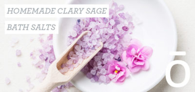 home made clary sage bath salts