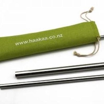 haakaa stainless steel straws with bag