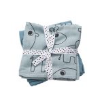Done by Deer Baby Swaddle Contour - Blue