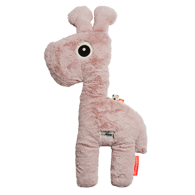 This super soft giraffe will be your child’s best friend for years to come. Easy to fit in the bed and in the car. Also available as a elephant or crocodile.