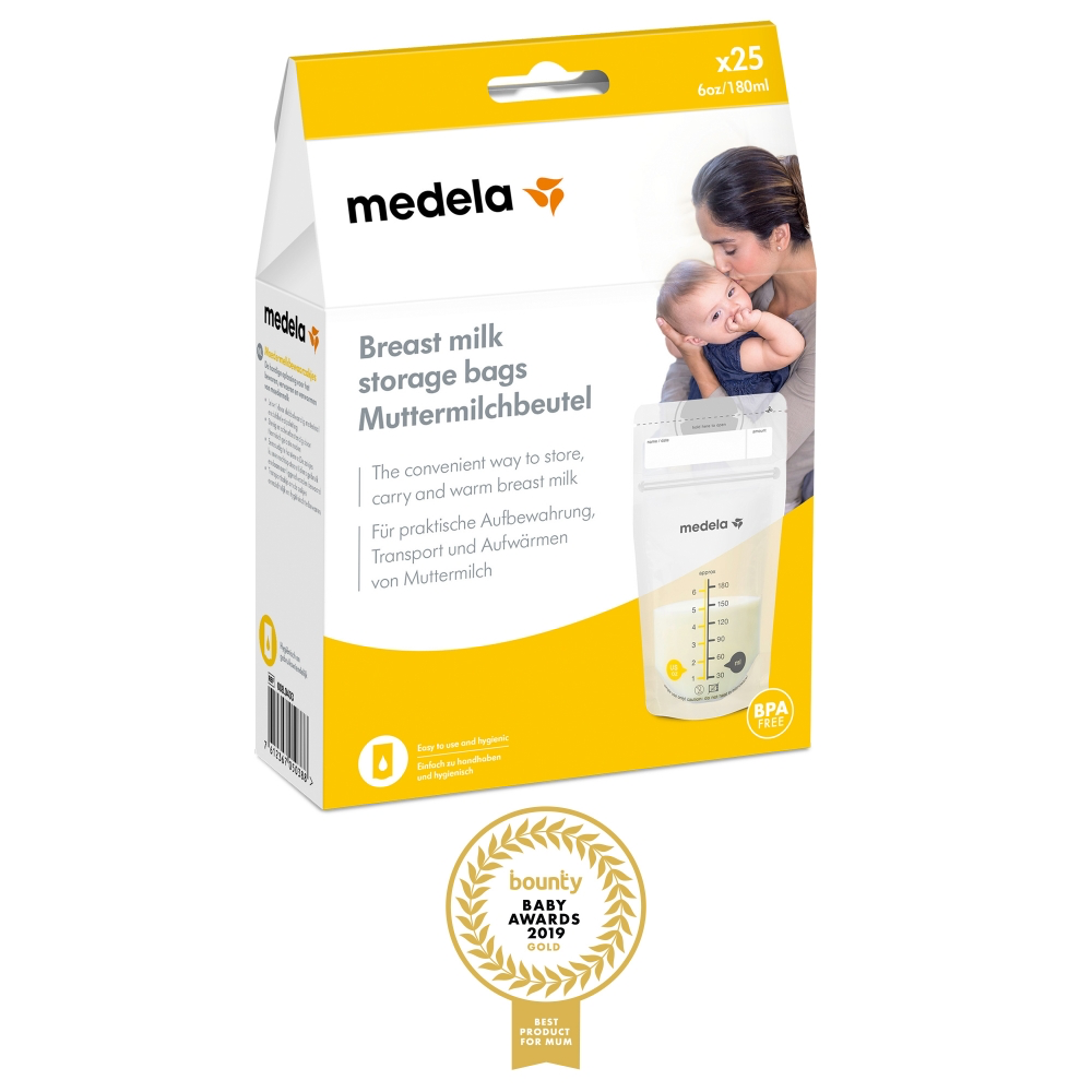 Medela Breast Milk Storage Bags | Leak-Proof & Double Zip