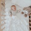 Bamboo Textiles Dreamtime Cot Sheets White