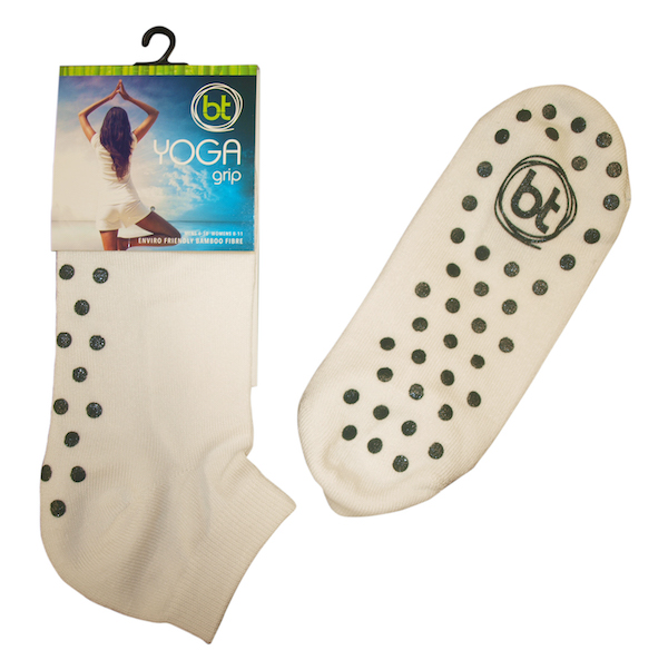 Yoga Grip Socks from Bamboo Textiles
